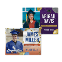 TWO GRADUATION BANNERS