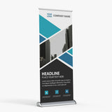 33" x 81" Retractable banner stand