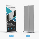 33" x 81" Retractable banner stand