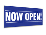 8' x 4 ' NOW OPEN Banner