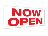 8' x 4 ' NOW OPEN Banner