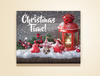 20" x 16" Christmas time canvas
