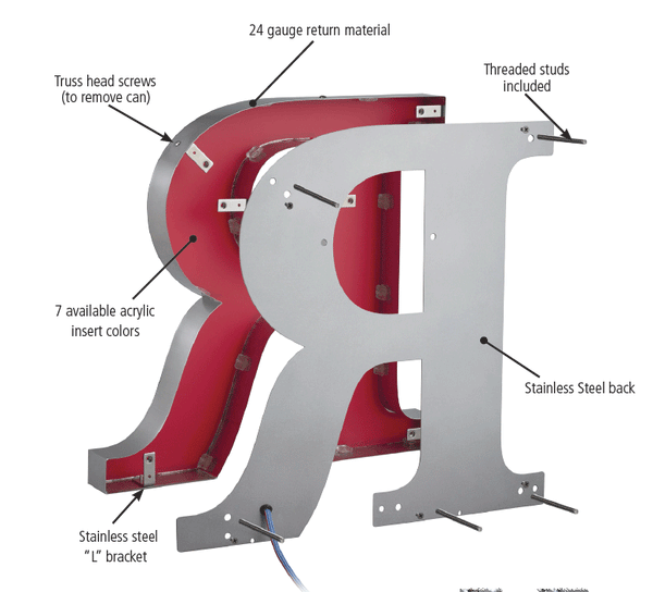 16" Channel Letter